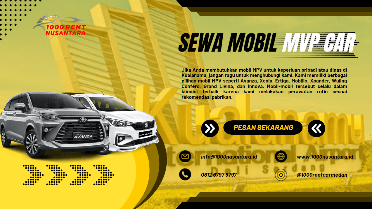 Sewa Rental Mobil Kualanamu MVP Car